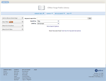 Tablet Screenshot of cliftonforge.polarislibrary.com