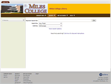 Tablet Screenshot of miles.polarislibrary.com