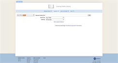 Desktop Screenshot of cushing.polarislibrary.com
